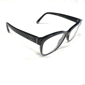 CHANEL CC | Eyeglass FRAMES | 3324 | c.501 BLACK | 52-16-140 | Quilted Black